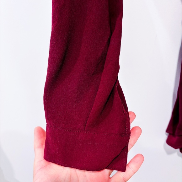 DYNAMITE Burgundy mini dress - Picture 4 of 8